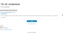 Tablet Screenshot of best-12vaircompressorreviewed.blogspot.com