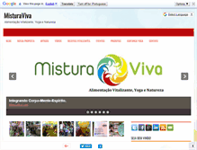 Tablet Screenshot of misturaviva.blogspot.com