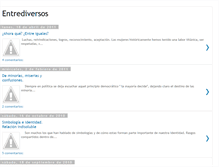 Tablet Screenshot of entrediversos.blogspot.com