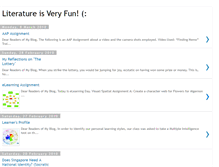 Tablet Screenshot of myliteraturezone.blogspot.com