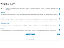 Tablet Screenshot of google-webdirectory.blogspot.com