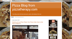 Desktop Screenshot of pizzatherapy.blogspot.com