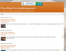 Tablet Screenshot of pizzatherapy.blogspot.com