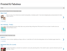 Tablet Screenshot of frostedandfabulous.blogspot.com