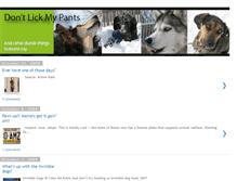Tablet Screenshot of dontlickmypants.blogspot.com