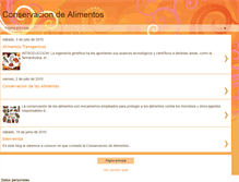 Tablet Screenshot of conservaciondealimentos123.blogspot.com