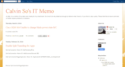 Desktop Screenshot of calvinsohk.blogspot.com