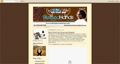Desktop Screenshot of blessedhandsalways.blogspot.com