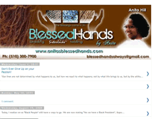 Tablet Screenshot of blessedhandsalways.blogspot.com