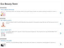 Tablet Screenshot of ecobeautystore-beautysupplement.blogspot.com