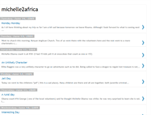 Tablet Screenshot of michelle2africa.blogspot.com