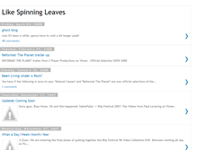 Tablet Screenshot of likespinningleaves.blogspot.com