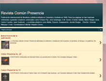 Tablet Screenshot of comunpresencia.blogspot.com