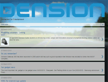 Tablet Screenshot of dension-audio.blogspot.com