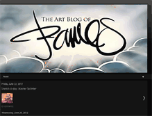 Tablet Screenshot of jamesblogart.blogspot.com