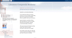 Desktop Screenshot of literaturamodernacomparada.blogspot.com