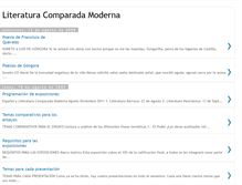 Tablet Screenshot of literaturamodernacomparada.blogspot.com