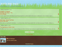 Tablet Screenshot of mobilebiblestudy.blogspot.com