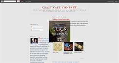 Desktop Screenshot of crazycakecompany.blogspot.com