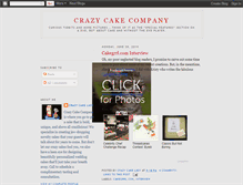 Tablet Screenshot of crazycakecompany.blogspot.com