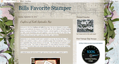 Desktop Screenshot of billsfavoritestamper.blogspot.com