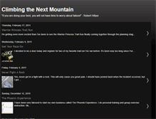 Tablet Screenshot of climbingthenextmountain.blogspot.com