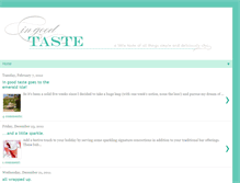 Tablet Screenshot of ingoodtaste1.blogspot.com