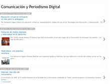 Tablet Screenshot of comunicacionyperiodismodigital.blogspot.com