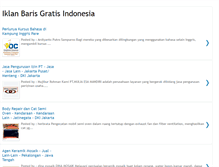 Tablet Screenshot of iklanbarisgratisindo.blogspot.com