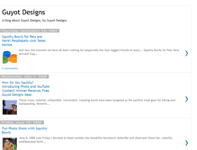 Tablet Screenshot of guyotdesigns.blogspot.com