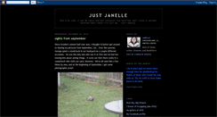 Desktop Screenshot of justjanelle.blogspot.com