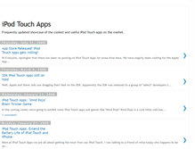 Tablet Screenshot of ipod-touch-apps.blogspot.com