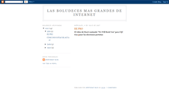 Desktop Screenshot of boludecesdeinternet.blogspot.com