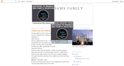 Desktop Screenshot of adamsfamilyrecollections.blogspot.com