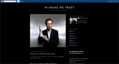 Desktop Screenshot of ilovedrhouse.blogspot.com