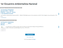 Tablet Screenshot of 1er-encuentro-ambientalista-nacional.blogspot.com