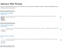 Tablet Screenshot of malware-web-threats.blogspot.com