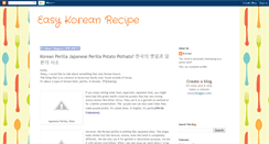 Desktop Screenshot of krecipe.blogspot.com