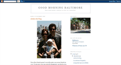 Desktop Screenshot of good-morning-baltimore.blogspot.com