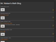 Tablet Screenshot of nielsenmath.blogspot.com