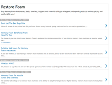 Tablet Screenshot of memory-foam-matress.blogspot.com