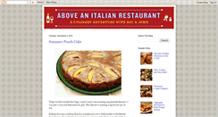 Desktop Screenshot of aboveanitalianrestaurant.blogspot.com