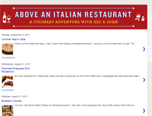 Tablet Screenshot of aboveanitalianrestaurant.blogspot.com