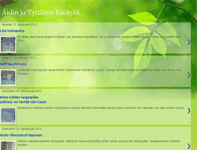 Tablet Screenshot of aidin-ja-tyttaren-kasityot.blogspot.com