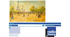 Desktop Screenshot of grammairefrance.blogspot.com