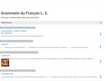 Tablet Screenshot of grammairefrance.blogspot.com