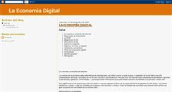 Desktop Screenshot of laeconomiadigital.blogspot.com