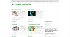 Desktop Screenshot of estudiarfarmacia.blogspot.com