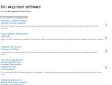 Tablet Screenshot of billorganizersoftwaresale.blogspot.com