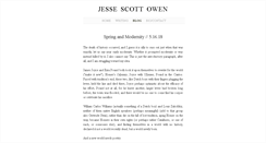 Desktop Screenshot of jessescottowen.blogspot.com